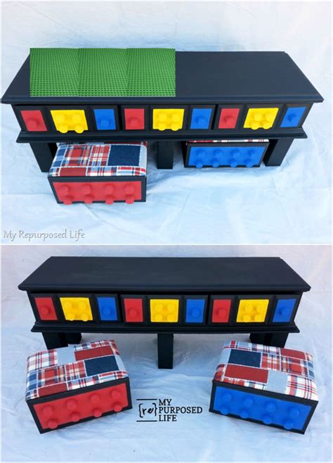 25 Homemade DIY Lego Table Ideas with Storage