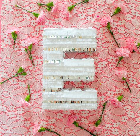 1 Fringe Letter Decoration 10 Fringe Letters Pinata Etsy