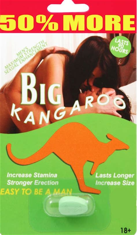 Big Kangaroo 1 Pill Mens Maximum Sexual Enhancement Adonis Herbal Party