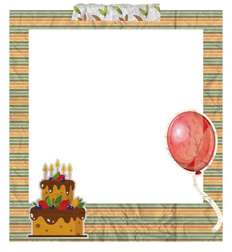 Moldura De Aniversário Masculino Png - moldura de aniversário criativa 13893557 PNG