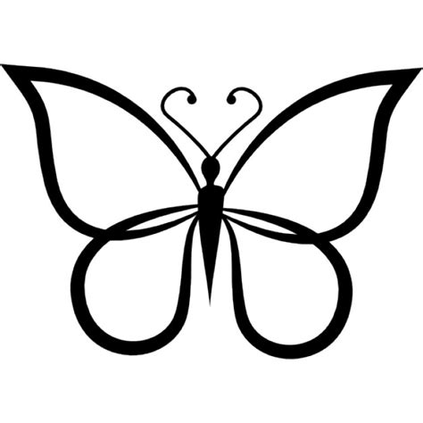 Free Butterfly Outline - ClipArt Best