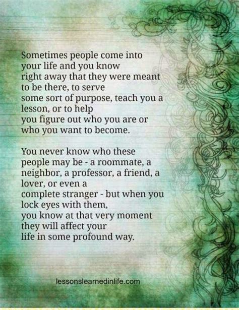 Sometimes People Come Into Your Life Quotes ShortQuotes Cc