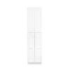 White Shaker 24 Pantry Utility Cabinet Nelson Cabinetry