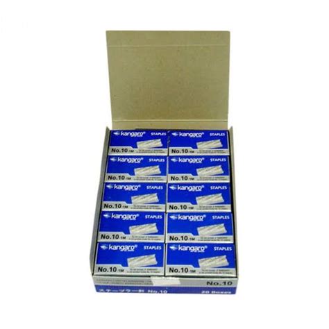 Jual Isi Staples Necis Kecil Kangaro No 10 Isi 20 Pcs Shopee Indonesia