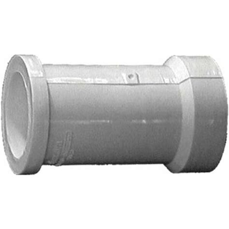 Genova Canplas 193454 Pipe Adapter 4 In Spigot X Hub Pvc White