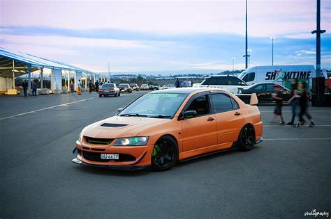 Mitsubishi Lancer Evolution Naranja Fondo De Pantalla HD Wallpaperbetter