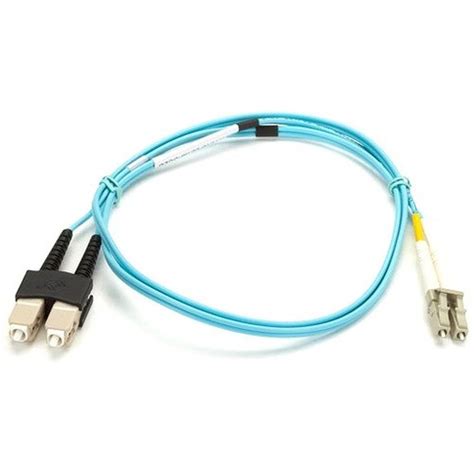 2M FO SC/LC SM DUPLEX PLENUM GREEN PATCH CABLE NCNR (FOCMPSM-002M-SCLC-GN)
