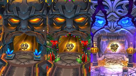 Temple Run 2 Volcano Island Vs Holiday Havoc Vs Spooky Ridge YouTube