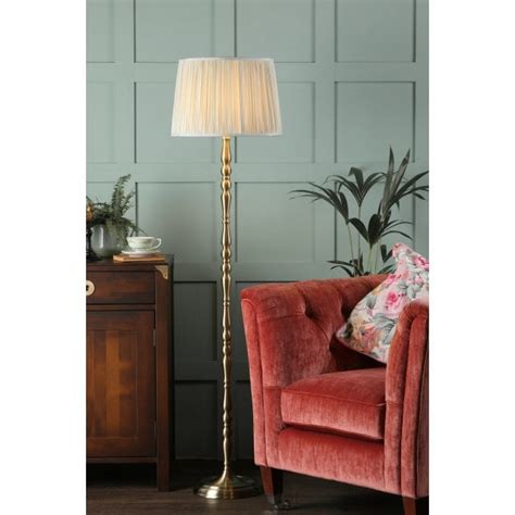 Laura Ashley Antique Brass Floor Lamp