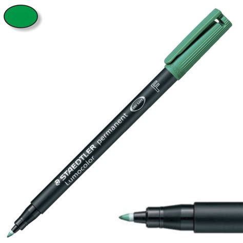 Rotulador Permanente Staedtler Lumocolor F Verde 318 5