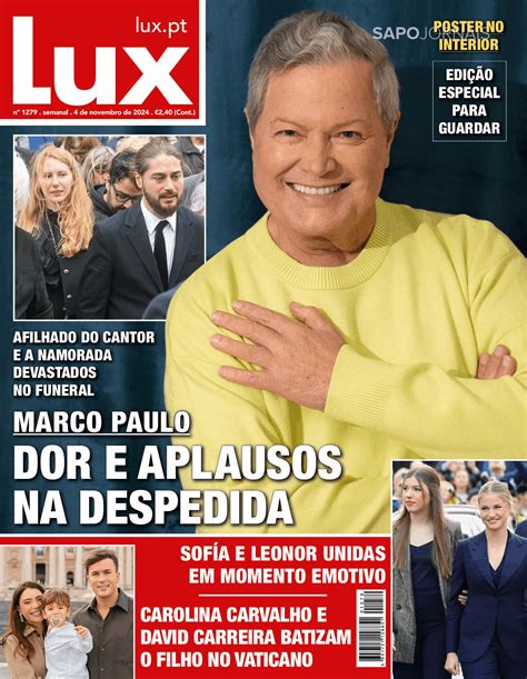 Lux 31 out 2024 Jornais e Revistas SAPO pt Última hora e