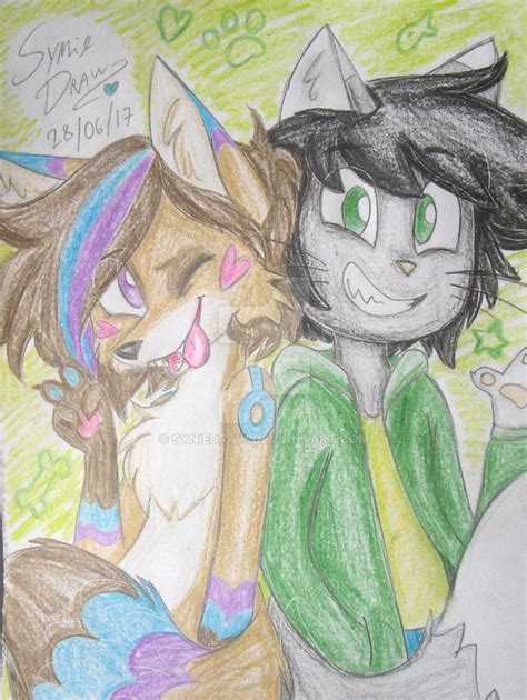 Furry Friends (Art-trade) by SynieDraw on DeviantArt