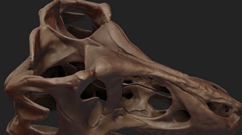 ArtStation - T.rex Skull Sculpt | Resources