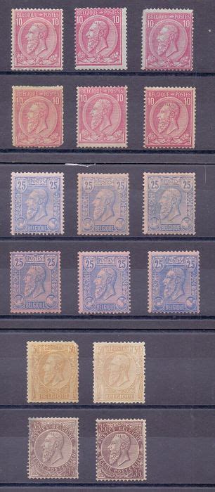 Belgium 1884 1888 Leopold II In Left Looking Profile 2 Catawiki