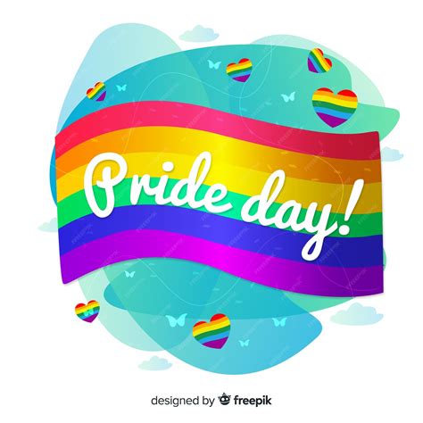 Free Vector Flat Design Pride Day Background