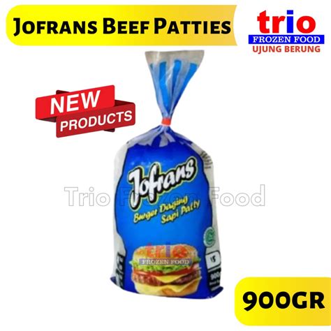 Jual Jofrans Beef Patties Gr Burger Sapi Shopee Indonesia