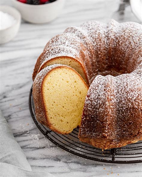 Sour Cream Pound Bundt Cake Recipe The Feedfeed