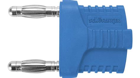 KURZ 19 4 IG MB NI BL Schützinger Prüfadapter 2x Bananenstecker 4