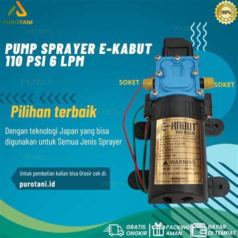 Jual Dinamo Pompa Sprayer Dc Psi Lpm E Kabut Premium