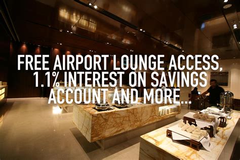 This Priority Banking account gives you free access to airport lounges across the world (and 1.1 ...