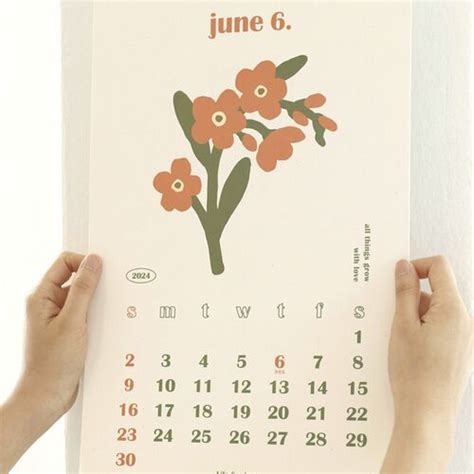 Mochithings 2024 Life Gardener Wall Calendar