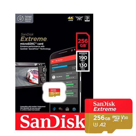 Cartão de Memória SanDisk Extreme microSDXC 64Gb 170 80MB