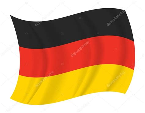 Germany flag waving vector Stock Vector by ©noche0 66598599