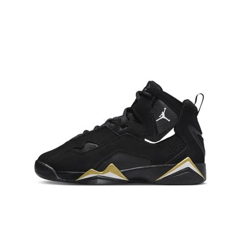 Air Jordan True Flight Black Metallic Gold 343795 017 Solesense