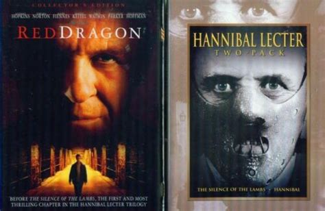 Hannibal Red Dragon Silence Of The Lambs Anthony Hopkins Trilogy