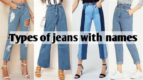 Types Of Jeans With Names Types Of Jeans For Girls Jeans Name Youtube