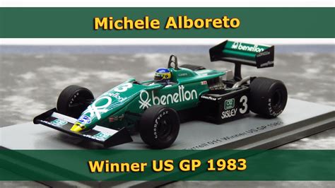 Michele Alboreto Tyrrell 011 Winner US GP 1983 Spark F1 1 43