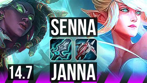 SENNA Jhin Vs JANNA Miss Fortune SUP 6 0 12 71 Winrate EUW