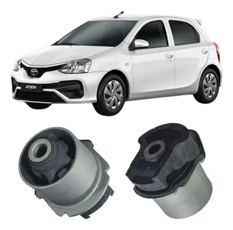 Par Bucha Eixo Traseiro Toyota Etios Hatch Sedan Cross