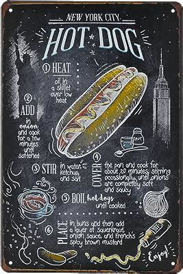 Amazon Treeperi Food Vintage Tin Sign Blueberry Pancakes Retro