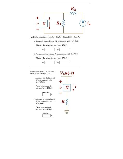 Solved R2 I IC X R Is 4pts In The Circuit Above Use R1 Chegg