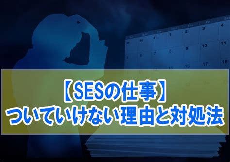 「sesの仕事についていけない」と感じる5つの理由と現状から今すぐ抜け出す対処法 ｜ Fallabs Tech