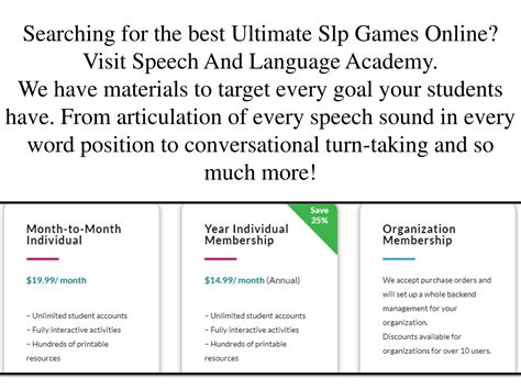 PPT - Ultimate Slp Games Online PowerPoint Presentation, free download ...