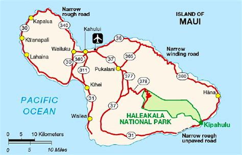 Kihei Beaches Map