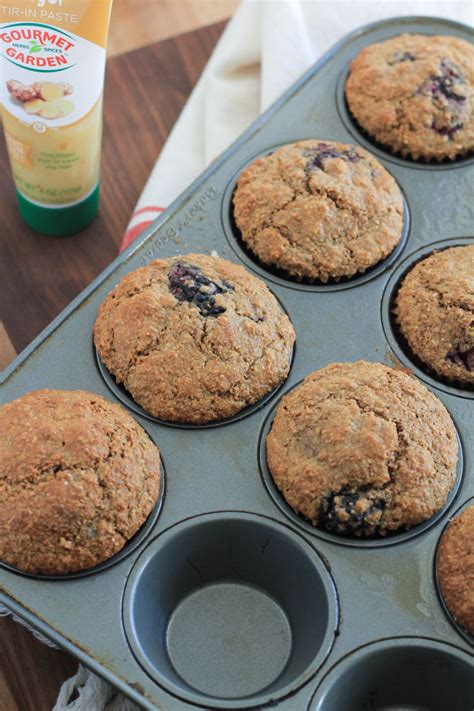 Super Moist Blackberry Ginger Bran Muffins Recipe