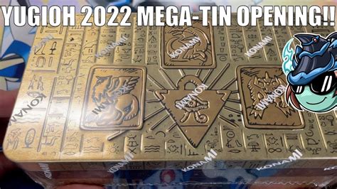 Yu Gi Oh Tin Of The Pharaoh S Gods Tin Opening Mega Tin Youtube