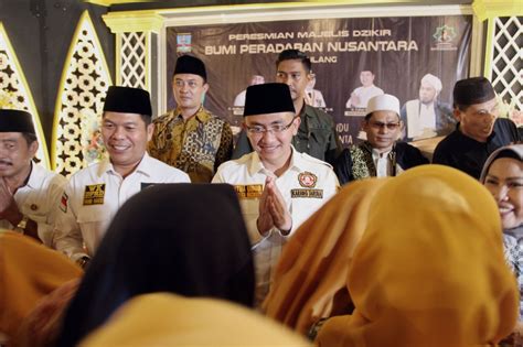 Andika Hazrumy Hadiri Peresmian Majelis Dzikir Bumi Peradaban Nusantara