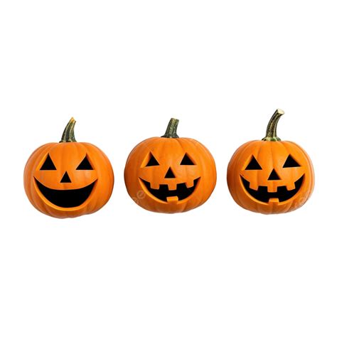 Flat Lay Funny Scary Face Halloween Pumpkins White Top View Scary Face