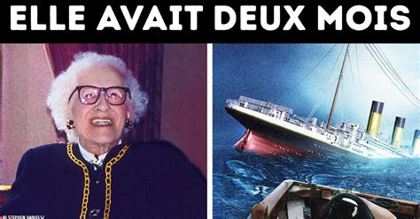 Qui Tait Le Dernier Survivant Du Titanic Et Le Plus Jeune Passager