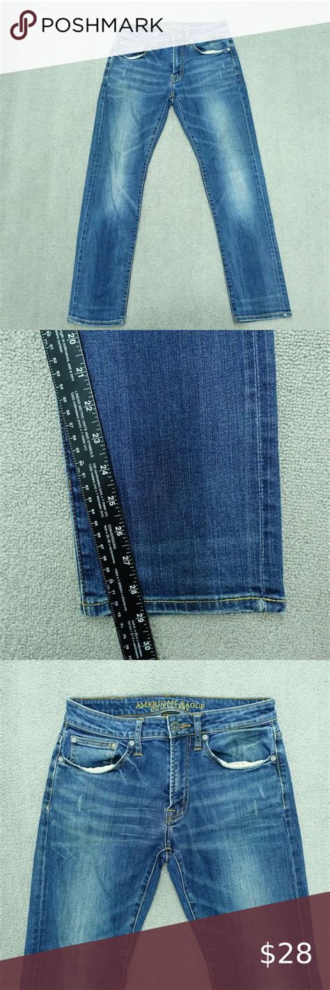 American Eagle Slim Denim Jeans Men S Size 29 X 30 Active Flex Blue