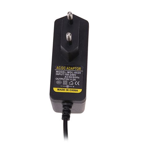 EU Male AC DC 5V 2A Micro USB Charger Power Supply Adapter With Micro