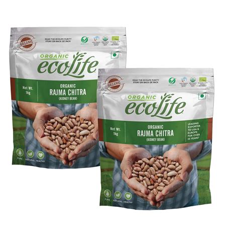 Ecolife Organic Ecolife Rajma Chitra Kg Pack Of Amazon In