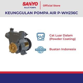 Jual SANYO Mesin Pompa Air Sumur Dangkal Non Auto Shallow Well P