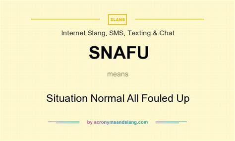 SNAFU Meaning: What Does SNAFU Mean? Useful Text, 41% OFF