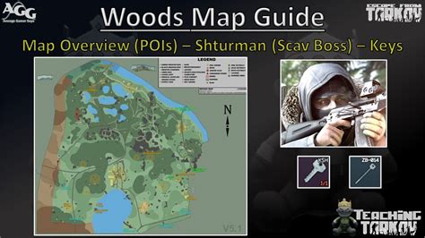 Woods Map Guide Overview Shturman Scav Locations Keys Teaching