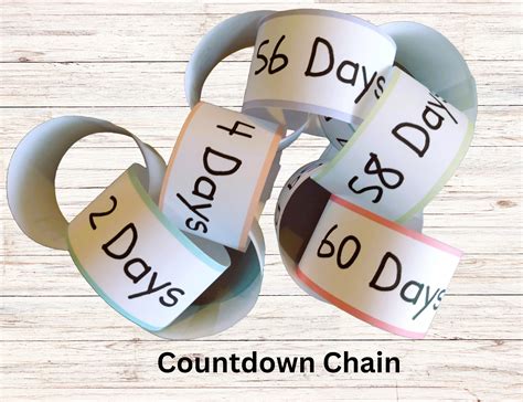 60 Day Printable Countdown Countdown for Kids Printable - Etsy